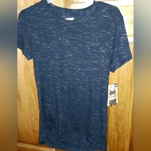 Avia Blue Commuter Tee NWT New Women's Size XS 0-2 Short Sleeves